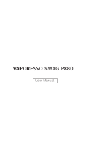 Vaporesso Swag PX80 Manuel utilisateur