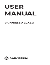 Vaporesso Luxe X Manuel utilisateur