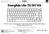 EPOMAKER Everglide Lite 75 DIY Kit Manuel utilisateur