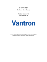Vantron ZB-HD-ANT-257 Manuel utilisateur