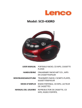 Lenco SCD-430RD Manuel utilisateur