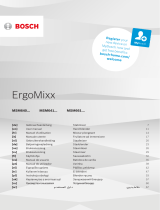 Bosch MSM640, MSM641, MSM661 ErgoMixx Hand Blender Manuel utilisateur