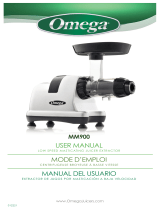 Omega MM900 Manuel utilisateur