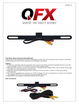 QFX CAM-3 Manuel utilisateur
