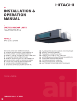 Hitachi RPIL-(0.4-1.5)FSRE R32/R410A SERIES Ducted Indoor Units Manuel utilisateur