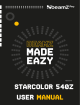 Beamz Pro Starcolor 540Z Manuel utilisateur