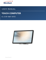 MicroTouch IC-215P-AW1-W10 Touch Computer Manuel utilisateur