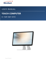 MicroTouch IC-156P-AW1-W10 Touch Computer Manuel utilisateur