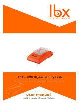 lbx instruments HDB Digital LED Dry Bath Manuel utilisateur