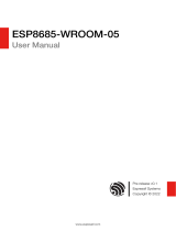 Espressif ESP8685­-WROOM-­05 WiFi and Bluetooth LE Module Manuel utilisateur