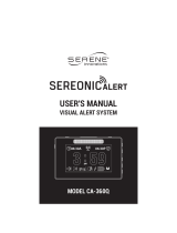 Serene Innovations CA-360Q Visual Alert System Manuel utilisateur