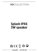 XDCOLLECTION Splash IPX6 3W Speaker Manuel utilisateur