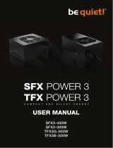 be quiet SFX POWER 3 Power Supply Manuel utilisateur