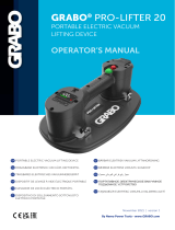 Grabo PRO-LIFTER 20 Portable Electric Vacuum Lifting Device Manuel utilisateur