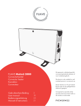 Fuave FVCW20W22 Malmo 2000 Convector Heater Manuel utilisateur