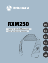 Relaxxnow RXM250 Neck and Shoulder Massager Manuel utilisateur