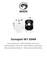 Marvo Sunspot W1 G949 Manuel utilisateur