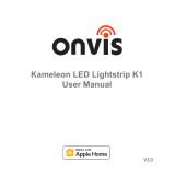 Onvis K1 Kameleon LED Lightstrip Manuel utilisateur