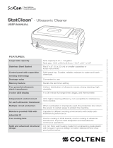 SciCan SD-485 StatClean Ultrasonic Cleaner Manuel utilisateur