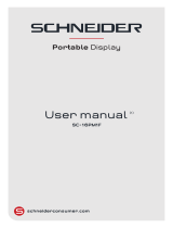 Schneider SC-16PM1F Portable Display Manuel utilisateur