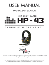 Steelplay HP-43 Manuel utilisateur