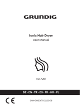 Grundig HD 7081 Manuel utilisateur