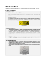 Astronautics AFS6360 Manuel utilisateur