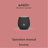 KREAFUNK aJAZZ+ Bluetooth Speaker Manuel utilisateur