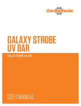 Gear4music UV-BAR GALAXY STROBE Manuel utilisateur