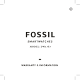 Fossil DW13F3 Gen 6 44mm Wellness Edition Touchscreen Smartwatch Manuel utilisateur