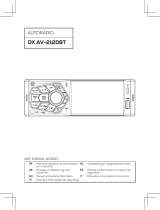 DX AV-212DBT Auto Radio Manuel utilisateur