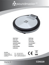 Soundmaster CD9220 Manuel utilisateur