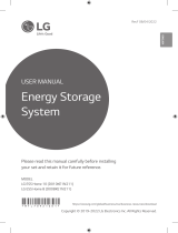 LG D010KE1N211, D008KE1N211 Energy Storage System Manuel utilisateur
