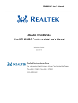 Realtek RTL8852BE Manuel utilisateur
