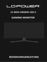 LC-Power LC-POWER LC-M34-UWQHD-144-C-Q Gaming Monitor Manuel utilisateur