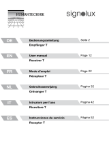 HUMANTECHNIK sinolux Receiver T Manuel utilisateur