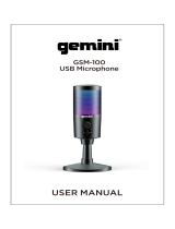 Gemini GSM-100 Manuel utilisateur