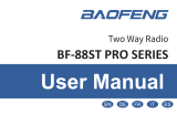 Baofeng BF-88ST Pro Manuel utilisateur