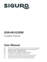 SIGURO SGR-HD-G350B Manuel utilisateur