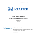 Realtek RTL8852CE Manuel utilisateur