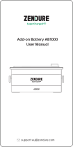 ZENDURE ZDAB1000 Add-on Battery AB1000 Manuel utilisateur