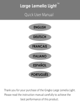 Gingko Large Lemelia Light Manuel utilisateur