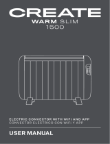 Create WARM SLIM 1500W Manuel utilisateur