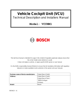 Bosch VCUNM1 Manuel utilisateur