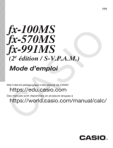 Casio fx-100MS Mode d'emploi