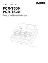 Casio PCR-T520 Manuel utilisateur