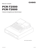 Casio PCR-T2600 Manuel utilisateur