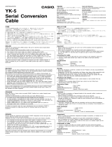 Casio YK-5 Manuel utilisateur