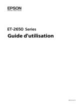 Epson ET-2650 Manuel utilisateur