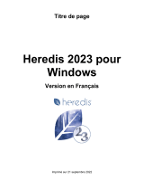 Heredis 2023 Windows Manuel utilisateur